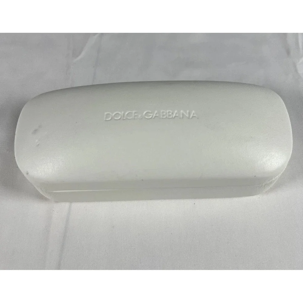 Dolce & Gabbana Hard Eyeglass Case WHITE